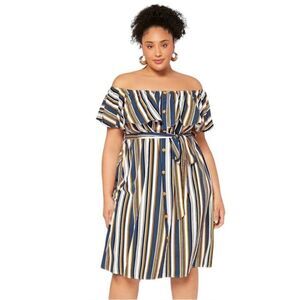 🆕️ NWT Shein Fit Plus Striped Dress